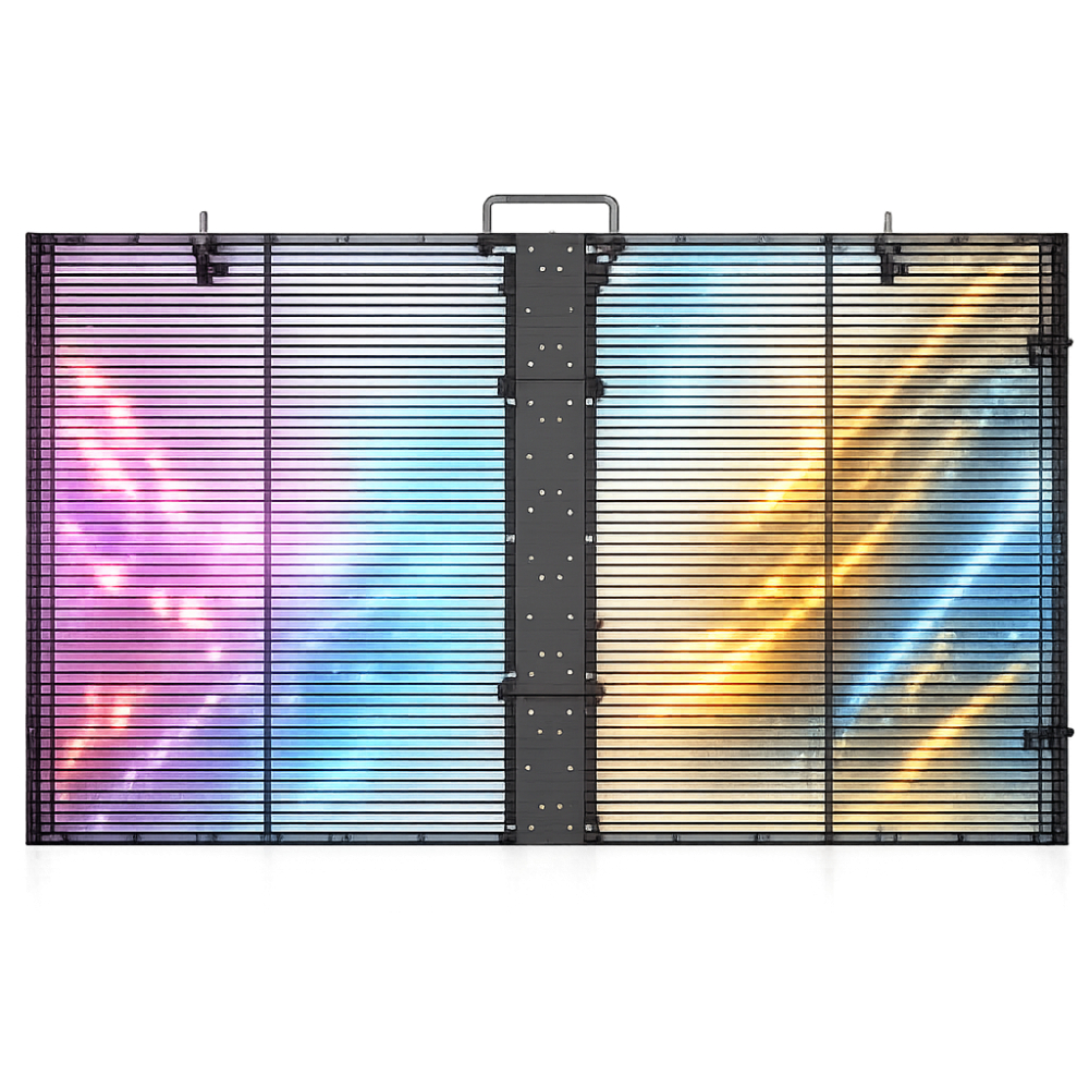 P3.91-7.8 Transparent LED Display Screen | High Brightness & High Transparency LED Video Wall