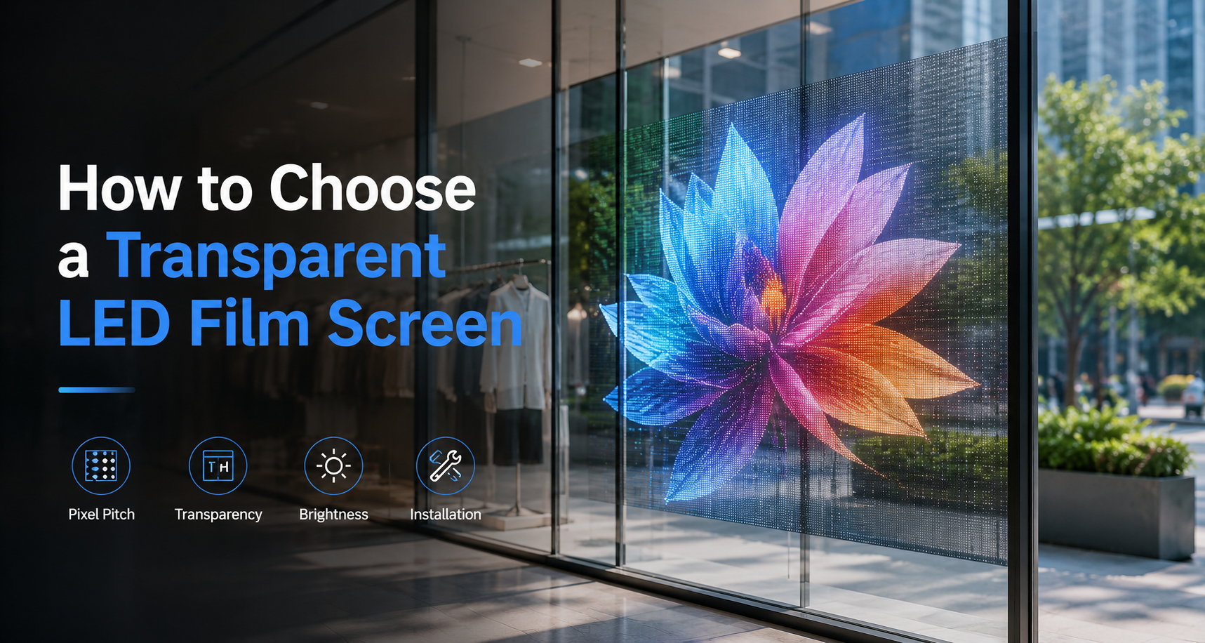 How to Choose a Transparent LED Film Screen
