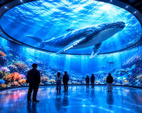 Customized LED screen with special shape, curved and immersive 360 LED display view 2
